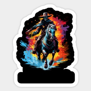 Western Cowboy Sticker